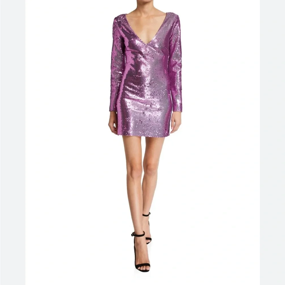 Likely Beverly Dress Pink Sequin 4